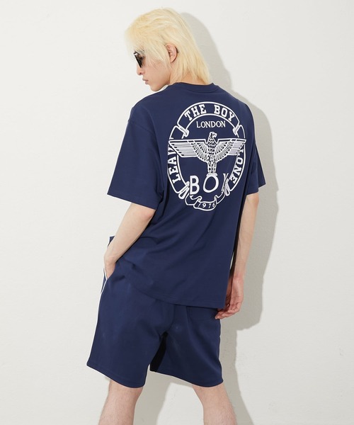 BOY LONDON(ボーイロンドン)の「【BOY LONDON】COLLEGE PRINT TEE(Tシャツ/カットソー・メンズ・ブルー系その他・MEDIUM/LARGE/X-LARGE)」の1枚目の写真