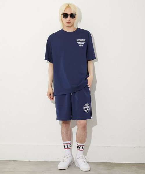 BOY LONDON(ボーイロンドン)の「【BOY LONDON】COLLEGE PRINT TEE(Tシャツ/カットソー・メンズ・ブルー系その他・MEDIUM/LARGE/X-LARGE)」の2枚目の写真