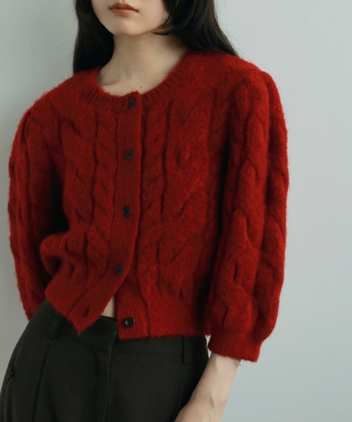 anuke（アンヌーク）の「Short Knit Cardigan（カーディガン/ボレロ