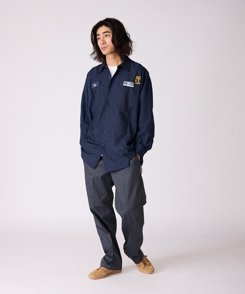 ALL RUNS（オールランズ）の「切り替えデザイン ワッペンワークシャツ（シャツ/ブラウス・メンズ・ブラック系その他2/ブルー系その他2/ブラック系その他/ベージュ系その他/ブルー系その他・FREE）」の15枚目の写真