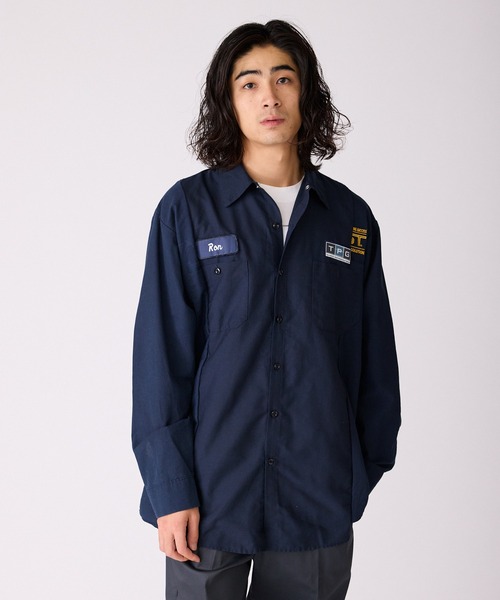 ALL RUNS（オールランズ）の「切り替えデザイン ワッペンワークシャツ（シャツ/ブラウス・メンズ・ブラック系その他2/ブルー系その他2/ブラック系その他/ベージュ系その他/ブルー系その他・FREE）」の8枚目の写真