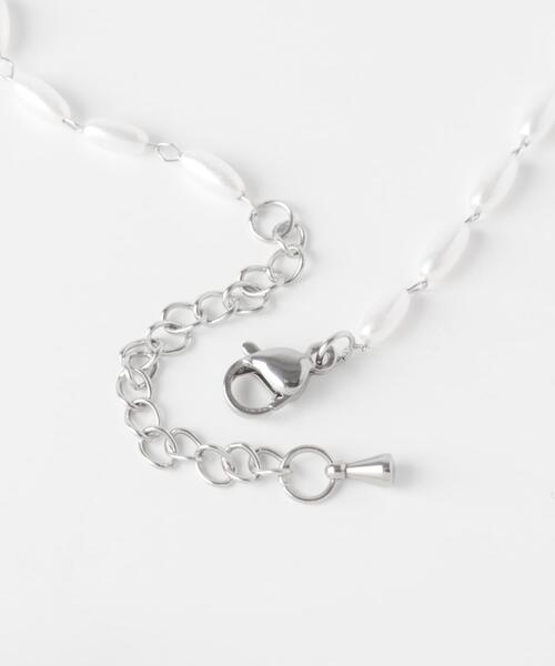 SMELLY(スメリー)の「ステンレスハートトップパール2セットネックレス(ネックレス・レディース・シルバー系その他・-)」の10枚目の写真