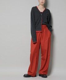 NANO universe | ウエストシャーリングゴムTRワイドパンツ(その他パンツ)