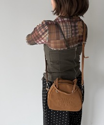 SANSeLF | 【SANSeLF】 2WAYスエードラウンドバッグ saa25a152(ハンドバッグ)