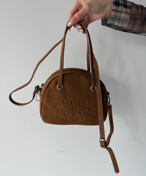 SANSeLF（サンセルフ）の「【SANSeLF】 2WAYスエードラウンドバッグ saa25a152（ハンドバッグ・レディース・ブラウン・FREE）」の8枚目の写真