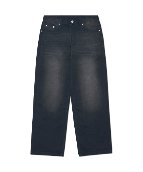 NOMANUAL(NOMANUAL)の「ROOMY LOOSE WASHED PANTS - WASHED BLUE(その他パンツ・レディース・その他・LARGE/X-LARGE/SMALL/MEDIUM)」の1枚目の写真