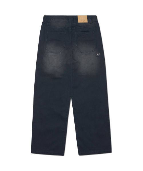 NOMANUAL(NOMANUAL)の「ROOMY LOOSE WASHED PANTS - WASHED BLUE(その他パンツ・レディース・その他・LARGE/X-LARGE/SMALL/MEDIUM)」の2枚目の写真