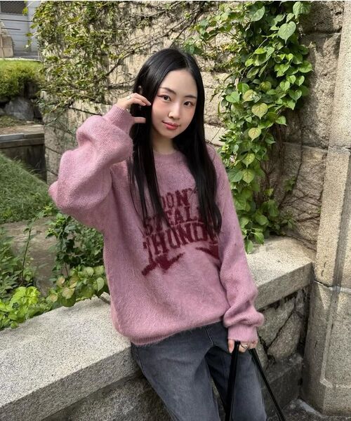 SUPERSUB(スーパーサブ)の「THUNDER ブラッシュドニット - ネイビー(ニット/セーター・レディース・その他・MEDIUM/LARGE)」の16枚目の写真