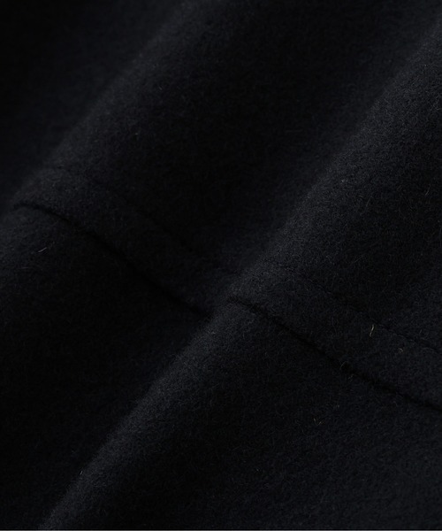 MHL.（エムエイチエル）の「BASIC WOOL MELTON（ダウンジャケット/コート・メンズ・ブラック/ダークグリーン・SMALL/MEDIUM/LARGE）」の3枚目の写真