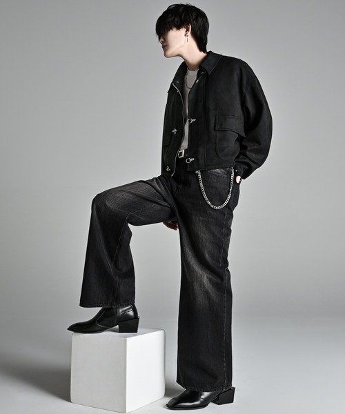 ADRER（アドラー）の「Fireman hook short blouson / ファイヤーマンフックショートブルゾン（ブルゾン・メンズ・ブラック/ブラウン・XS/S/M/L）」の16枚目の写真