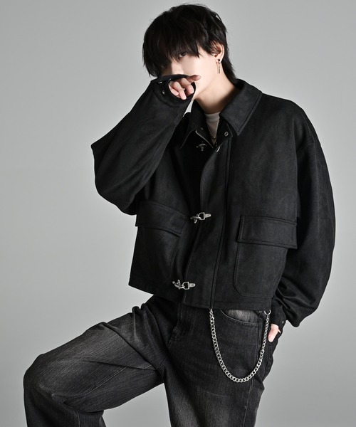 ADRER（アドラー）の「Fireman hook short blouson / ファイヤーマンフックショートブルゾン（ブルゾン・メンズ・ブラック/ブラウン・XS/S/M/L）」の15枚目の写真
