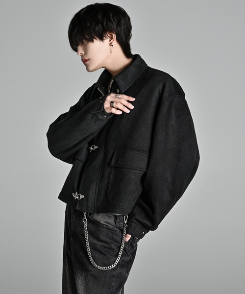 ADRER（アドラー）の「Fireman hook short blouson / ファイヤーマンフックショートブルゾン（ブルゾン・メンズ・ブラック/ブラウン・XS/S/M/L）」の17枚目の写真