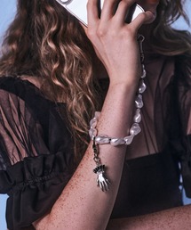 IRIS47（イリスフォーセブン）の「【IRIS 47】hand pearl strap/ハンド パール ストラップ BO235（チャーム）」