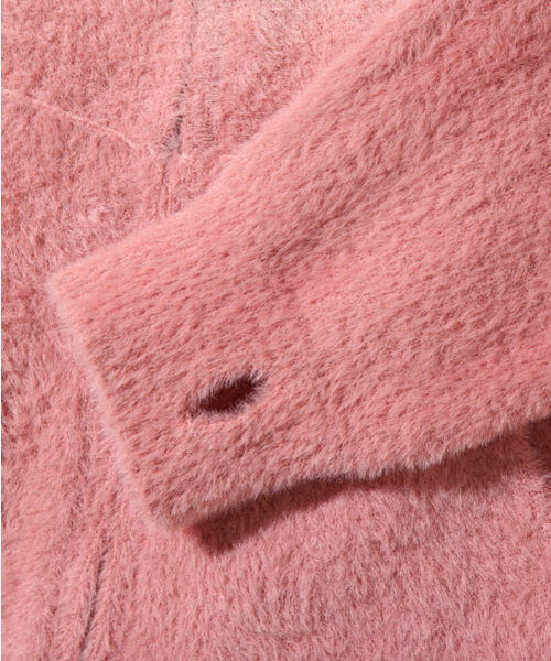 DIMITRI BLACK（ディミトリブラック）の「2WAYエッセンシャルグラデーションヘアリーフードジップアップ_ピンク（ニット/セーター・レディース・その他・SMALL/MEDIUM/LARGE）」の8枚目の写真