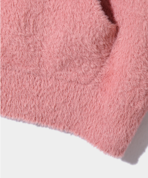 DIMITRI BLACK（ディミトリブラック）の「2WAYエッセンシャルグラデーションヘアリーフードジップアップ_ピンク（ニット/セーター・レディース・その他・SMALL/MEDIUM/LARGE）」の10枚目の写真