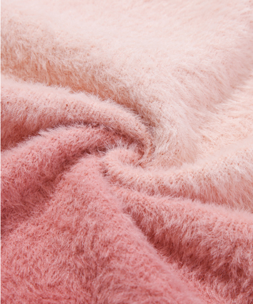 DIMITRI BLACK（ディミトリブラック）の「2WAYエッセンシャルグラデーションヘアリーフードジップアップ_ピンク（ニット/セーター・レディース・その他・SMALL/MEDIUM/LARGE）」の11枚目の写真