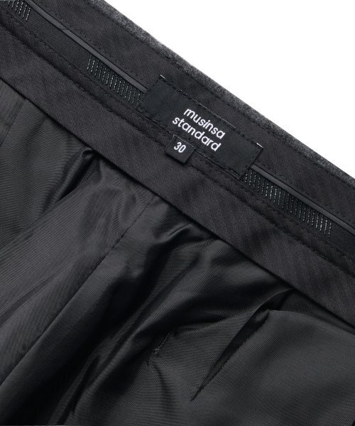 MUSINSA STANDARD（ムシンサスタンダード）の「ウールフランネルワイドスラックス[ミディアムグレー]（スラックス・メンズ・その他・38/42/36/34/32/30/31/33/26/27/28/29）」の6枚目の写真