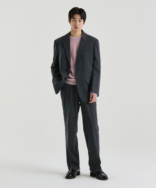 MUSINSA STANDARD（ムシンサスタンダード）の「ウールフランネルワイドスラックス[ミディアムグレー]（スラックス・メンズ・その他・38/42/36/34/32/30/31/33/26/27/28/29）」の11枚目の写真