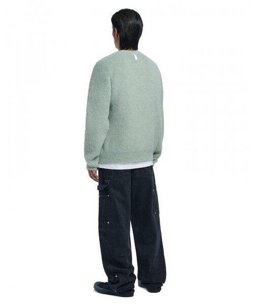NOMANUAL(NOMANUAL)の「CROPPED HAIRY KNIT - DUST MINT(ニット/セーター・レディース・その他・MEDIUM/LARGE/X-LARGE)」の4枚目の写真