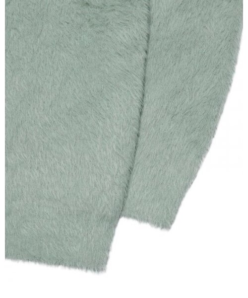 NOMANUAL(NOMANUAL)の「CROPPED HAIRY KNIT - DUST MINT(ニット/セーター・レディース・その他・MEDIUM/LARGE/X-LARGE)」の5枚目の写真