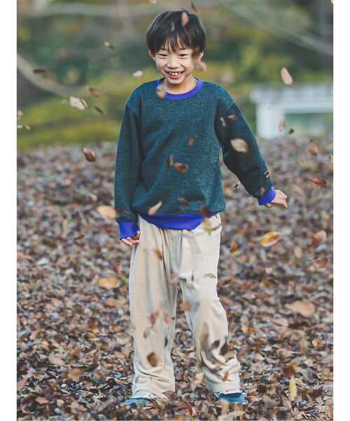 BREEZE（ブリーズ）の「【あったか】ふわとろテーパードパンツ_ジュニア対応（その他パンツ・キッズ・ベージュ/ネイビー/パープル/キャメル/グリーン・80/90/100/110/120/130/140/150）」の10枚目の写真