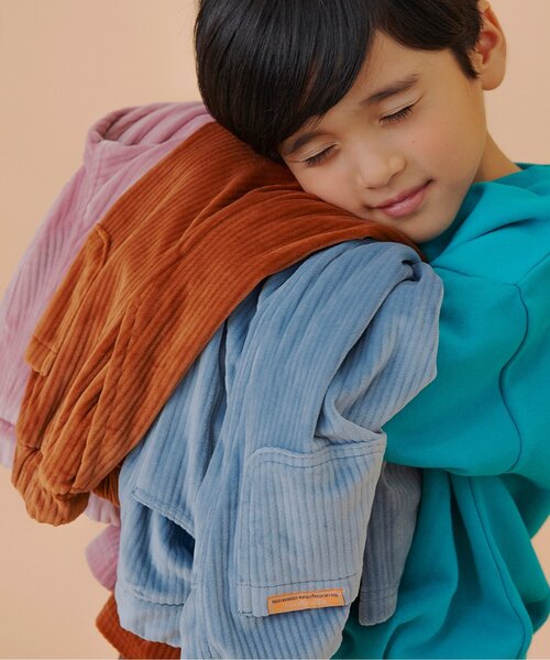 BREEZE（ブリーズ）の「【あったか】ふわとろテーパードパンツ_ジュニア対応（その他パンツ・キッズ・ベージュ/ネイビー/パープル/キャメル/グリーン・80/90/100/110/120/130/140/150）」の21枚目の写真