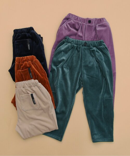 BREEZE（ブリーズ）の「【あったか】ふわとろテーパードパンツ_ジュニア対応（その他パンツ・キッズ・ベージュ/ネイビー/パープル/キャメル/グリーン・80/90/100/110/120/130/140/150）」の22枚目の写真