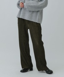 プリーツ」に該当するパンツ（グリーン・カーキ/緑色系）ファッション