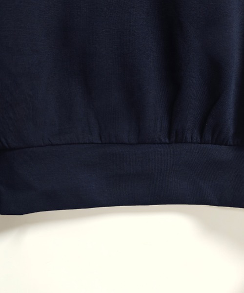 ONEP STAR（ワンピスター）の「レイヤード風スエットトップス（Tシャツ/カットソー・レディース・ネイビー・MEDIUM/LARGE/X-LARGE）」の11枚目の写真