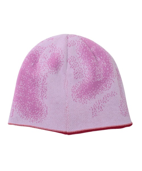 X-girl（エックスガール）の「LOGO AND HAZY PATTERN REVERSIBLE BEANIE（ニットキャップ/ビーニー・レディース・ブラック/レッド/ブルー・ONE SIZE）」の13枚目の写真