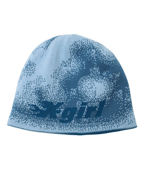 X-girl（エックスガール）の「LOGO AND HAZY PATTERN REVERSIBLE BEANIE（ニットキャップ/ビーニー・レディース・ブラック/レッド/ブルー・ONE SIZE）」の15枚目の写真