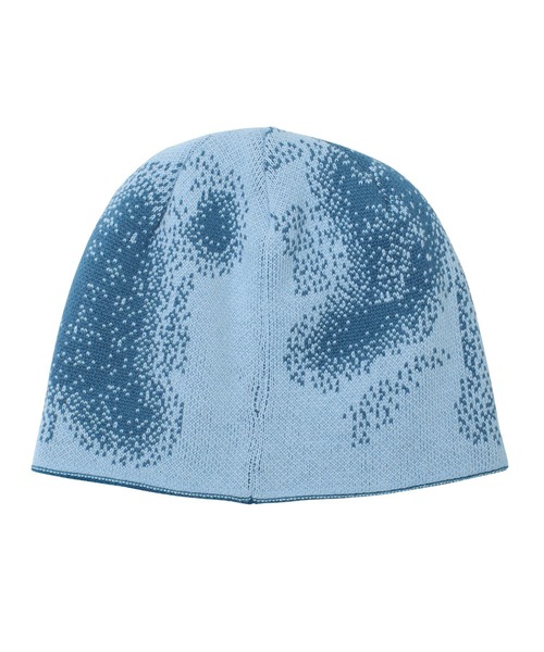 X-girl（エックスガール）の「LOGO AND HAZY PATTERN REVERSIBLE BEANIE（ニットキャップ/ビーニー・レディース・ブラック/レッド/ブルー・ONE SIZE）」の16枚目の写真