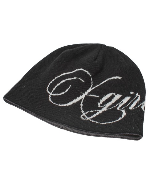 X-girl（エックスガール）の「LOGO AND HAZY PATTERN REVERSIBLE BEANIE（ニットキャップ/ビーニー・レディース・ブラック/レッド/ブルー・ONE SIZE）」の20枚目の写真