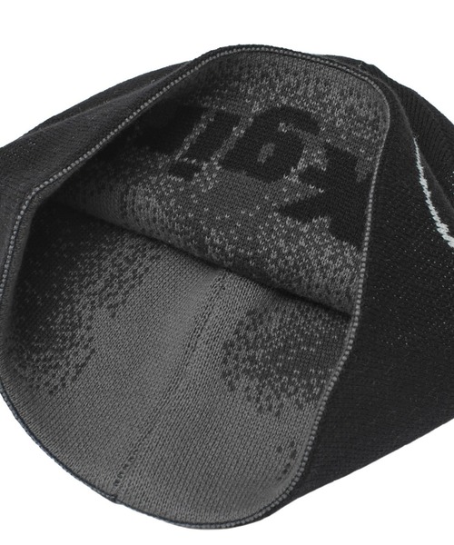 LOGO AND HAZY PATTERN REVERSIBLE BEANIE（ニットキャップ/ビーニー