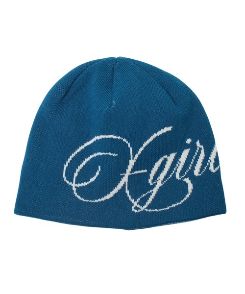 LOGO AND HAZY PATTERN REVERSIBLE BEANIE（ニットキャップ/ビーニー
