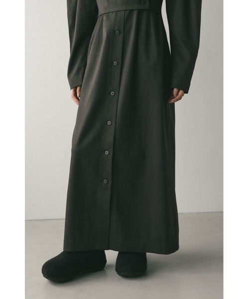 セール】アシンメトリーシャツワンピース（ワンピース）｜STYLEMIXER