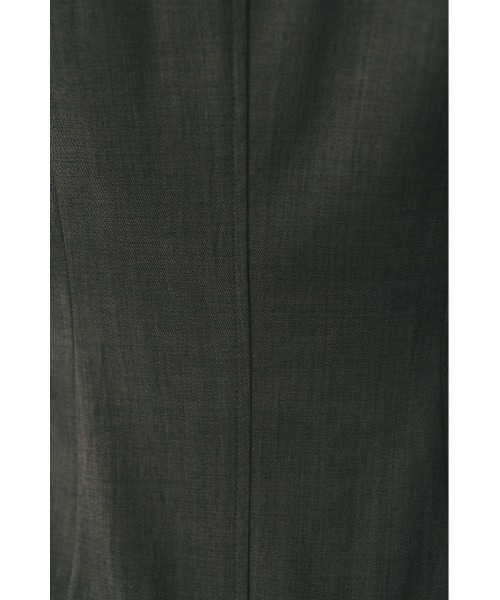 STYLEMIXER(スタイルミキサー)の「アシンメトリーシャツワンピース(ワンピース・レディース・ブラウン/チャコールグレー・SMALL/MEDIUM)」の10枚目の写真