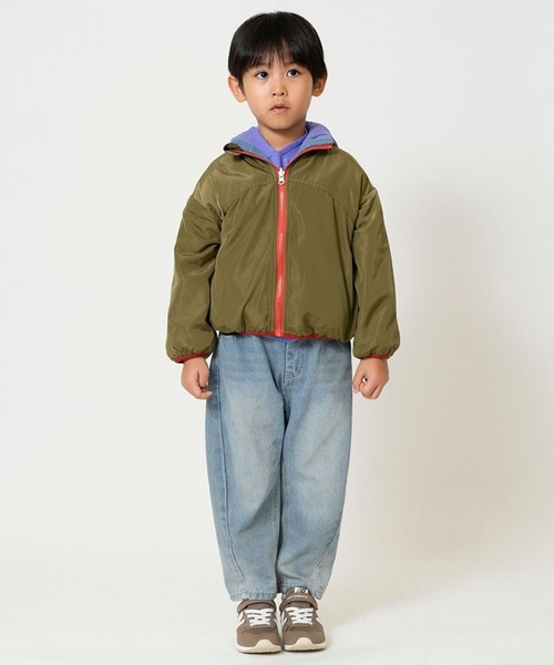 リバーシブル】フリース×タフタジャケット（ブルゾン）｜RIO（リオ）の