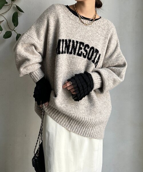 DouDou(ドゥドゥ)の「袖フリルトップス(Tシャツ/カットソー・レディース・オフホワイト/ブラック系その他/ブラック・FREE)」の2枚目の写真