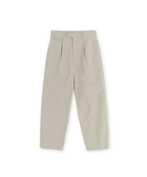 BROWNYARD(ブラウンヤード)の「ルーズテーパードコットンパンツ、ストーン(その他パンツ・メンズ・その他・3/4/5/6)」の1枚目の写真
