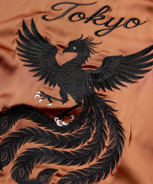 VIRGOwearworks（ヴァルゴウェアワークス）の「PHOENIX SHADOW SHIRTS JKT（ノーカラージャケット・メンズ・ブラック/ネイビー/オレンジ系その他・2/3/4）」の7枚目の写真