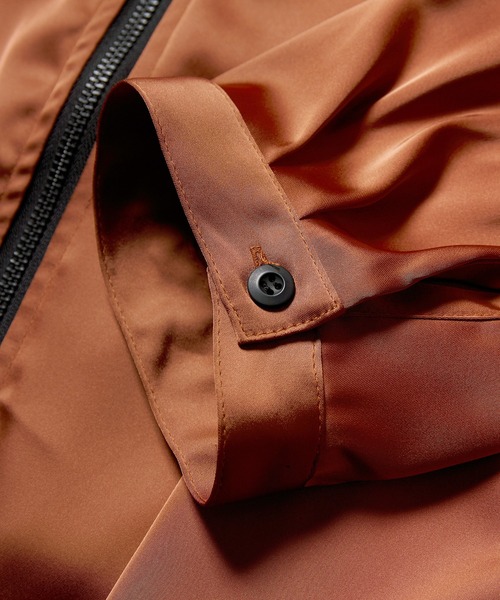 VIRGOwearworks（ヴァルゴウェアワークス）の「PHOENIX SHADOW SHIRTS JKT（ノーカラージャケット・メンズ・ブラック/ネイビー/オレンジ系その他・2/3/4）」の11枚目の写真