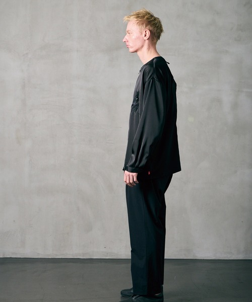VIRGOwearworks(ヴァルゴウェアワークス)の「PHOENIX SHADOW SHIRTS JKT(ノーカラージャケット・メンズ・ブラック/ネイビー/オレンジ系その他・2/3/4)」の22枚目の写真