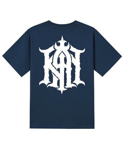 KAN6312(カン6312)の「KTN0182 ザ・カン 半袖Tシャツ ネイビー(Tシャツ/カットソー・メンズ・その他・LARGE/MEDIUM/SMALL/X-LARGE)」の1枚目の写真