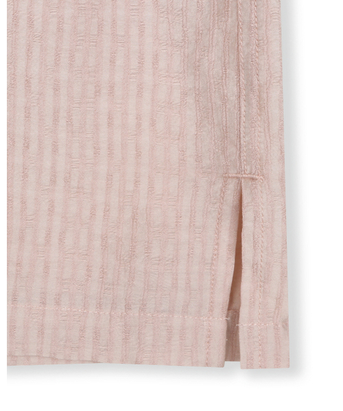 BESLOW(ビースロー)の「クリンクルテクスチャーハーフシャツ ピンク(シャツ/ブラウス・レディース・その他・SMALL/MEDIUM/LARGE/X-LARGE)」の6枚目の写真