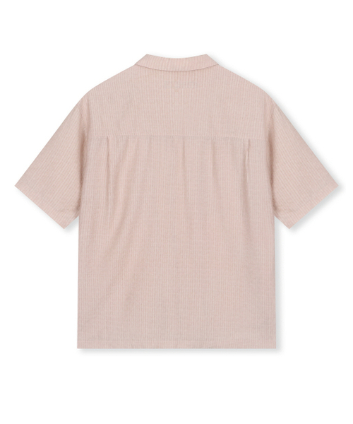 BESLOW(ビースロー)の「クリンクルテクスチャーハーフシャツ ピンク(シャツ/ブラウス・レディース・その他・SMALL/MEDIUM/LARGE/X-LARGE)」の7枚目の写真