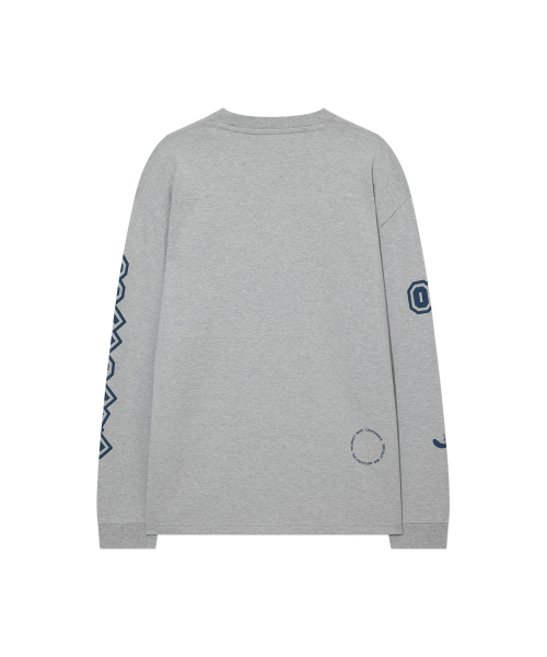 COVERNAT(カバーナット)の「マルチグラフィックロングスリーブ メランジェグレー(Tシャツ/カットソー・メンズ・その他・LARGE/X-LARGE/MEDIUM/SMALL)」の2枚目の写真