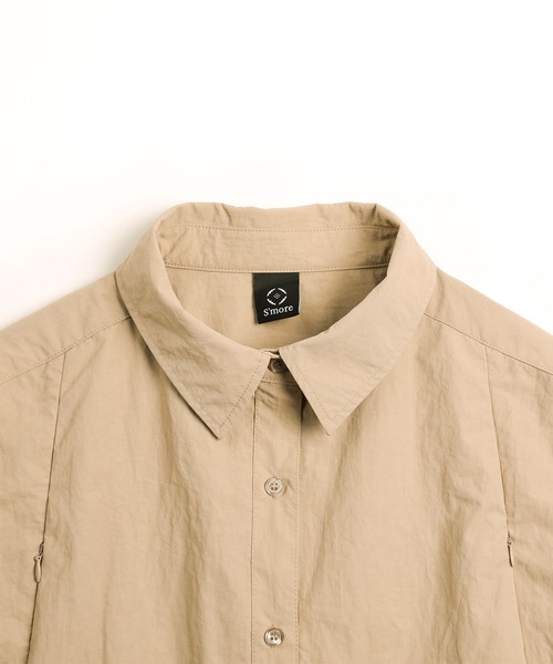 S'more（スモア）の「ポケットインポケットシャツ（シャツ/ブラウス・レディース・ベージュ/ホワイト・SMALL/MEDIUM/LARGE/X-LARGE）」の13枚目の写真