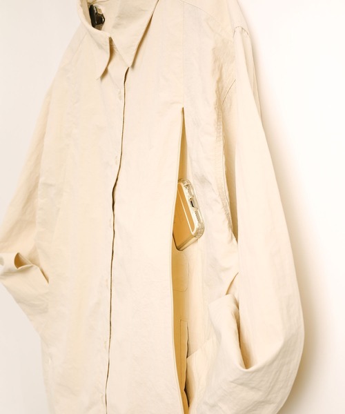 S'more（スモア）の「ポケットインポケットシャツ（シャツ/ブラウス・レディース・ベージュ/ホワイト・SMALL/MEDIUM/LARGE/X-LARGE）」の19枚目の写真