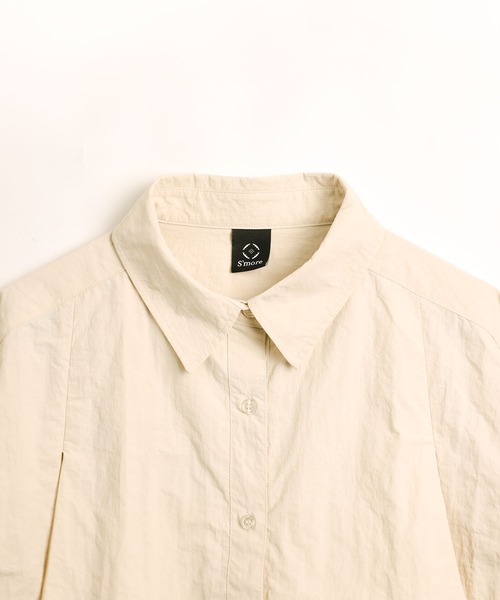 S'more（スモア）の「ポケットインポケットシャツ（シャツ/ブラウス・レディース・ベージュ/ホワイト・SMALL/MEDIUM/LARGE/X-LARGE）」の18枚目の写真